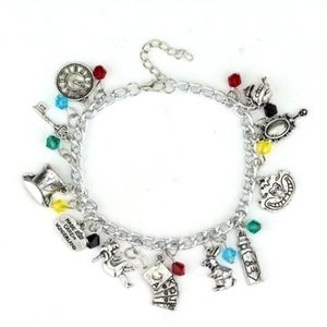 Alice in Wonderland Charm Bracelet